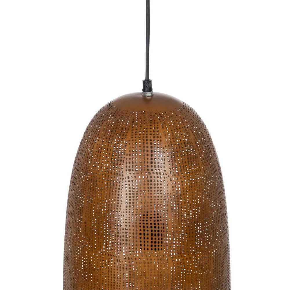 Lampa suspendata, metal, maro, CreativDeco.ro [2]