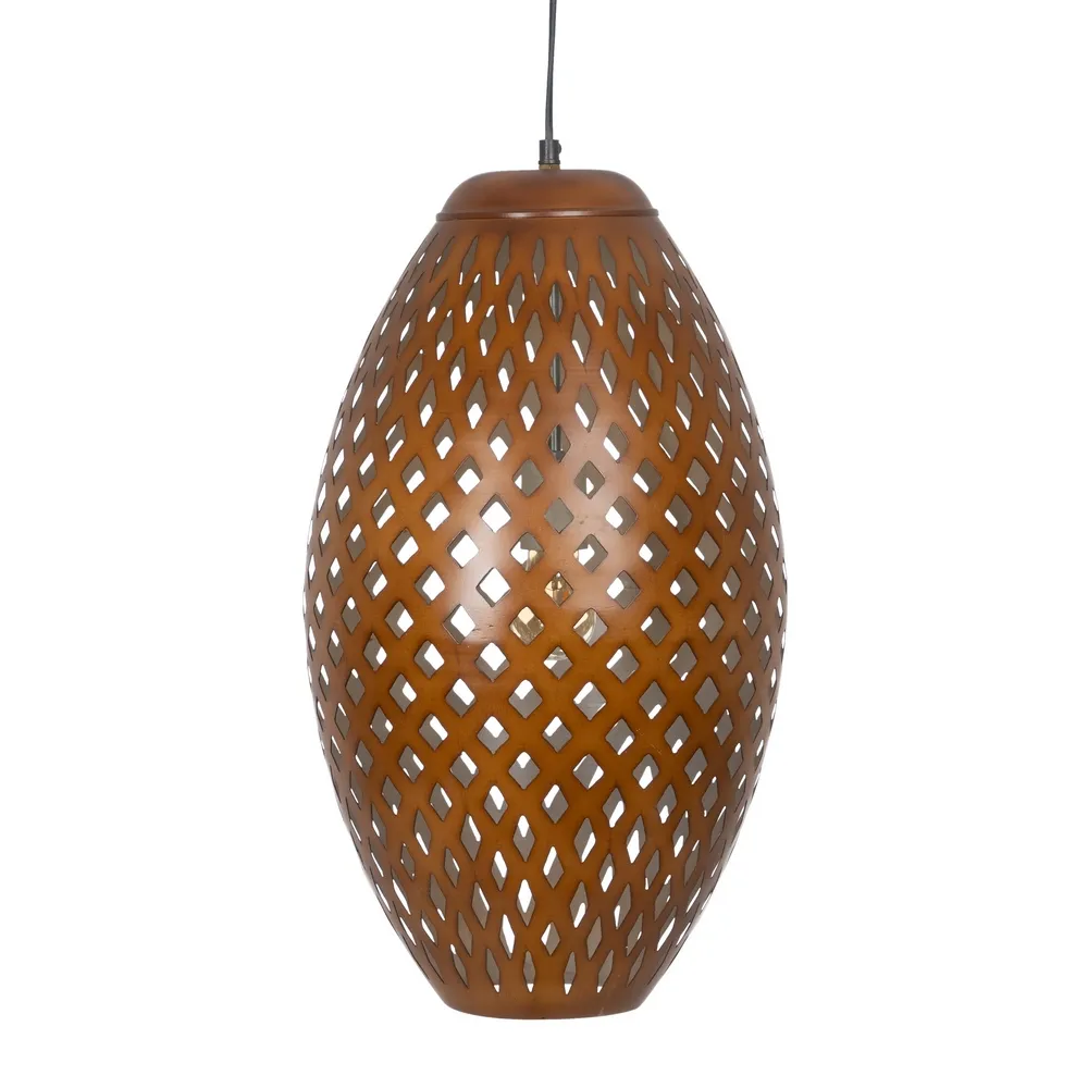 Lampa suspendata, metal, maro, Ixia [1]