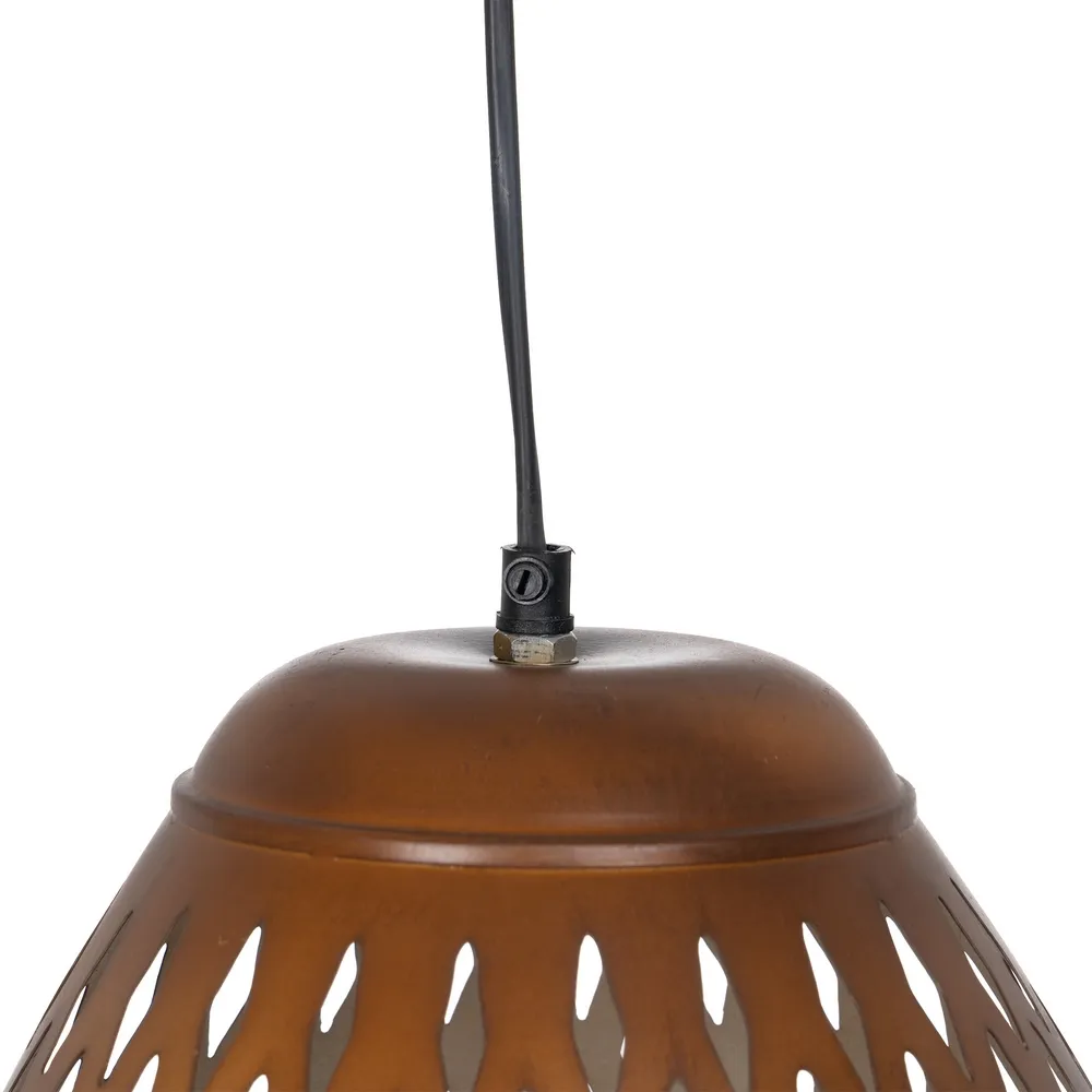 Lampa suspendata, metal, maro, Ixia [5]