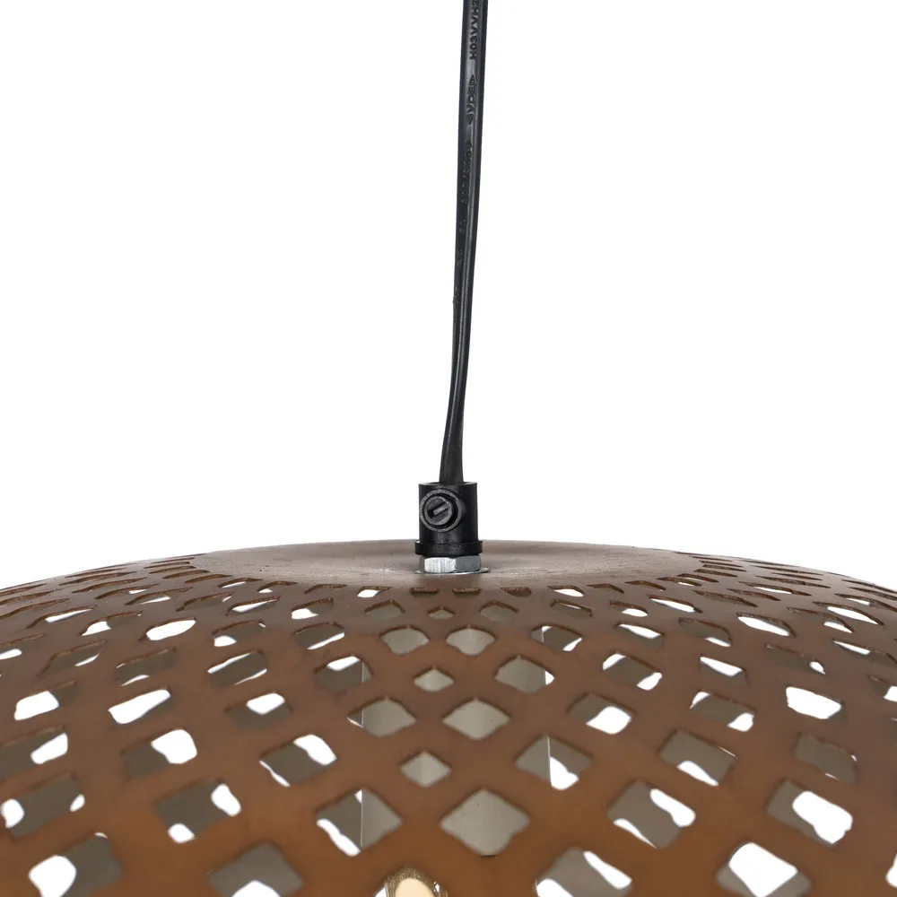 Lampa suspendata, metal, maro, Ixia [5]