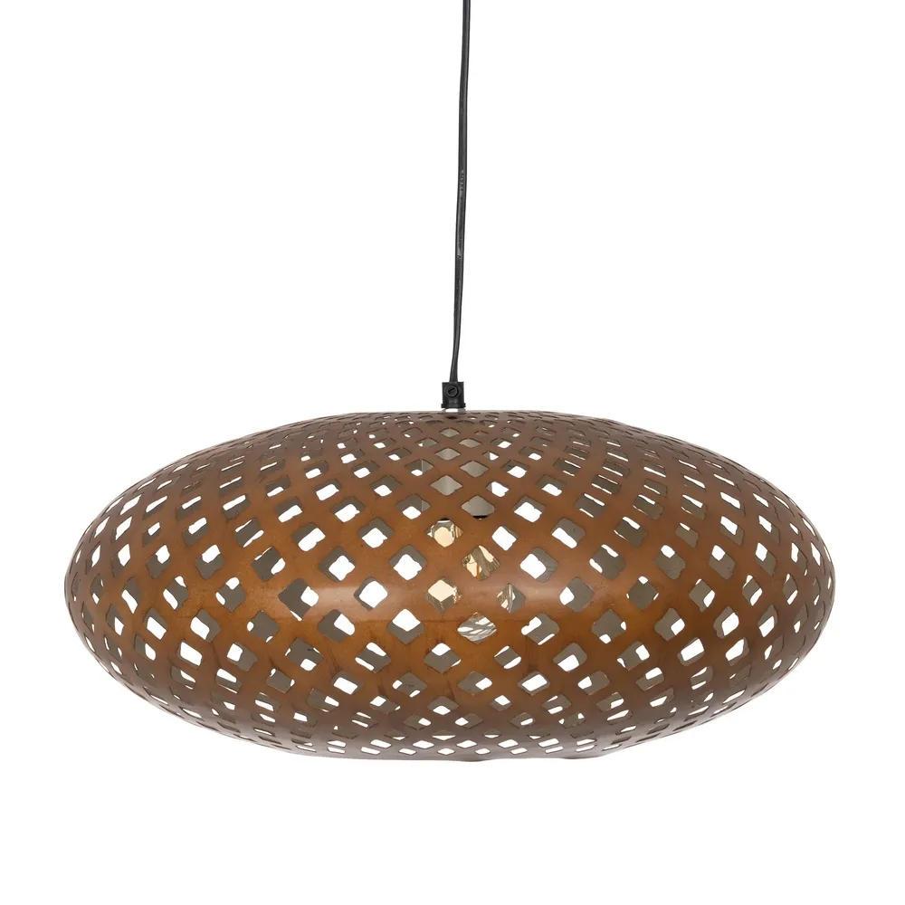 Lampa suspendata, metal, maro, Ixia [1]