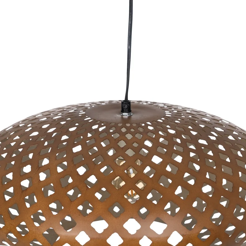 Lampa suspendata, metal, maro, Ixia [2]
