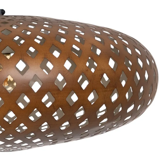 Lampa suspendata, metal, maro, Ixia [4]