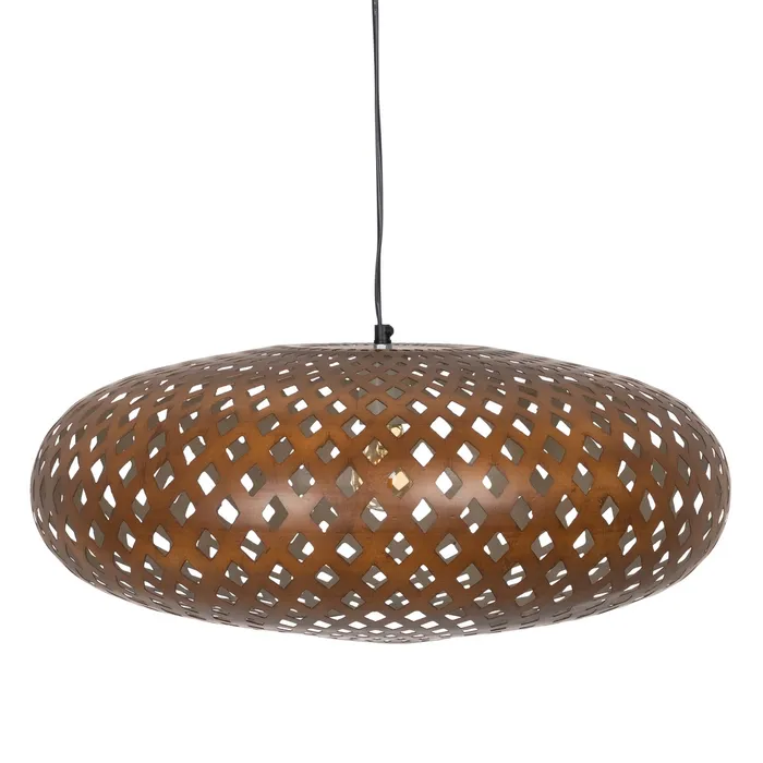 Lampa suspendata, metal, maro, Ixia [1]