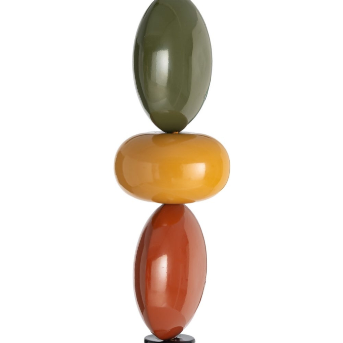 Lampă suspendată multicoloră verde-ocru [4]
