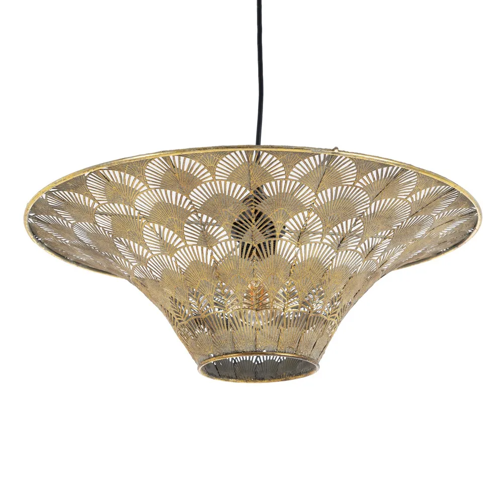 Lampa suspendata Old, metal, auriu vintage, Ixia [2]