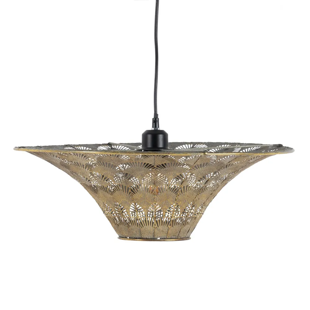 Lampa suspendata Old, metal, auriu vintage, Ixia [1]