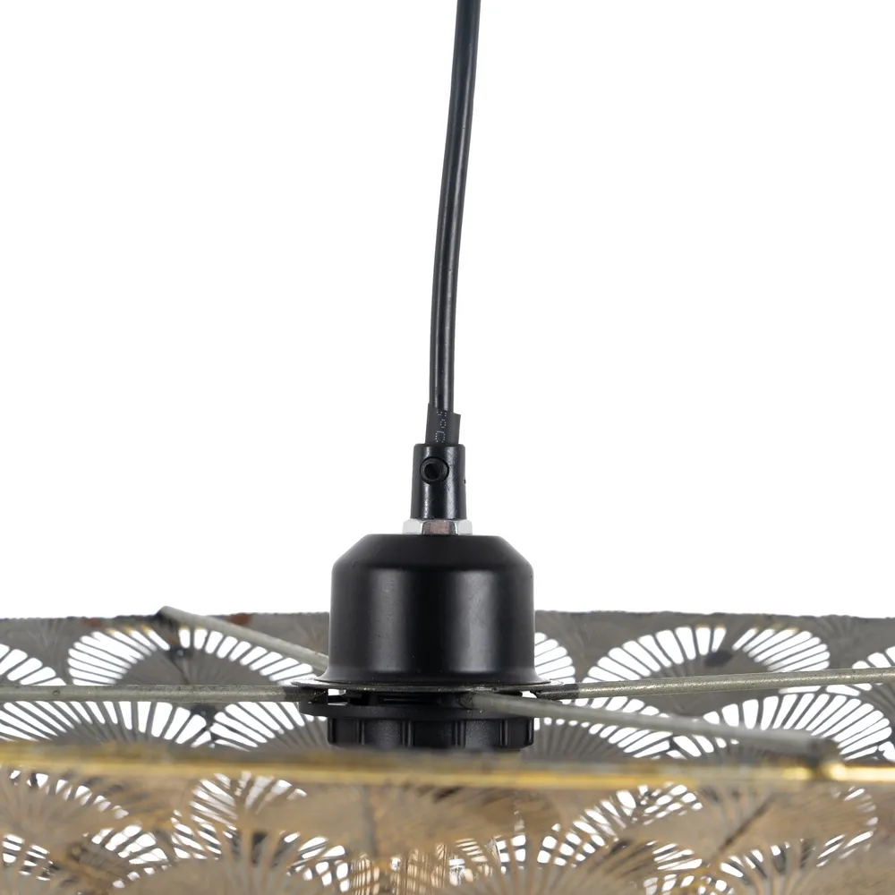 Lampa suspendata Old, metal, auriu vintage, Ixia [3]