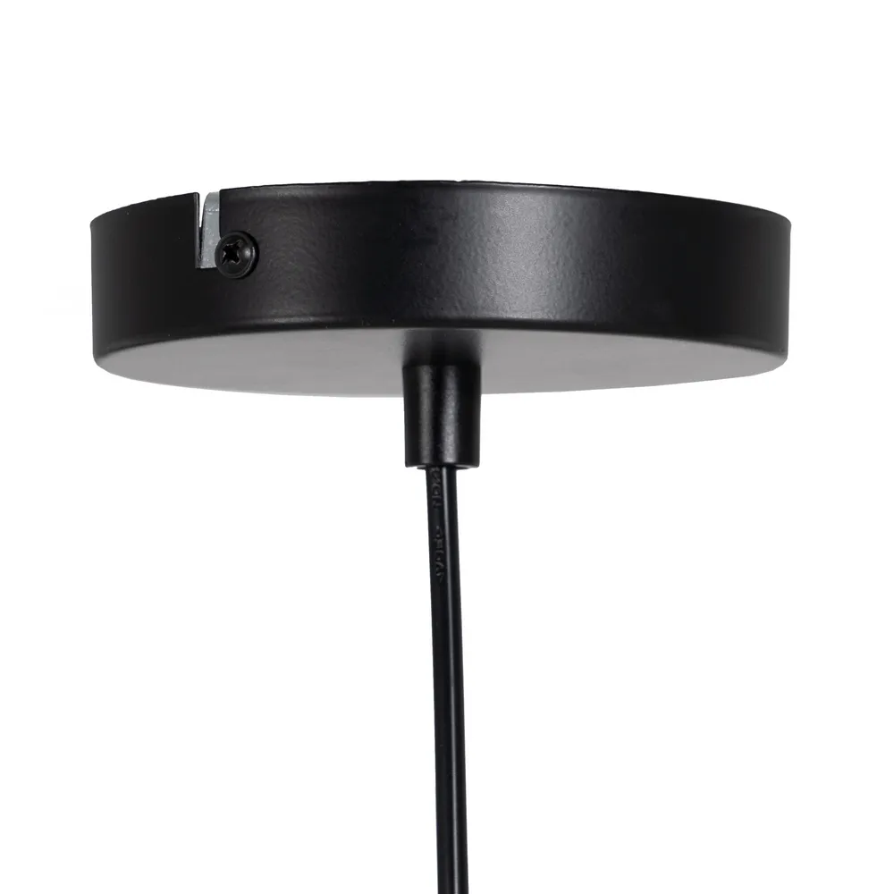Lampa suspendata, sticla/metal, gri, Ixia [6]
