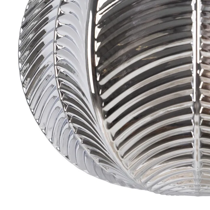 Lampa suspendata, sticla/metal, gri, Ixia [3]