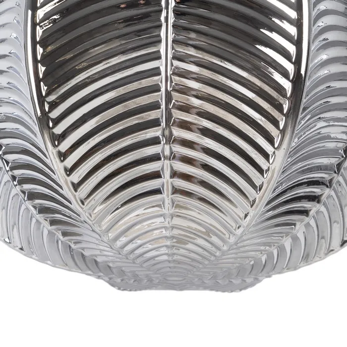 Lampa suspendata, sticla/metal, gri, Ixia [4]