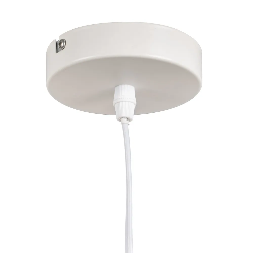Lampa Suspendata Style Sticla Metal Alb Auriu - CreativDeco.ro [3]
