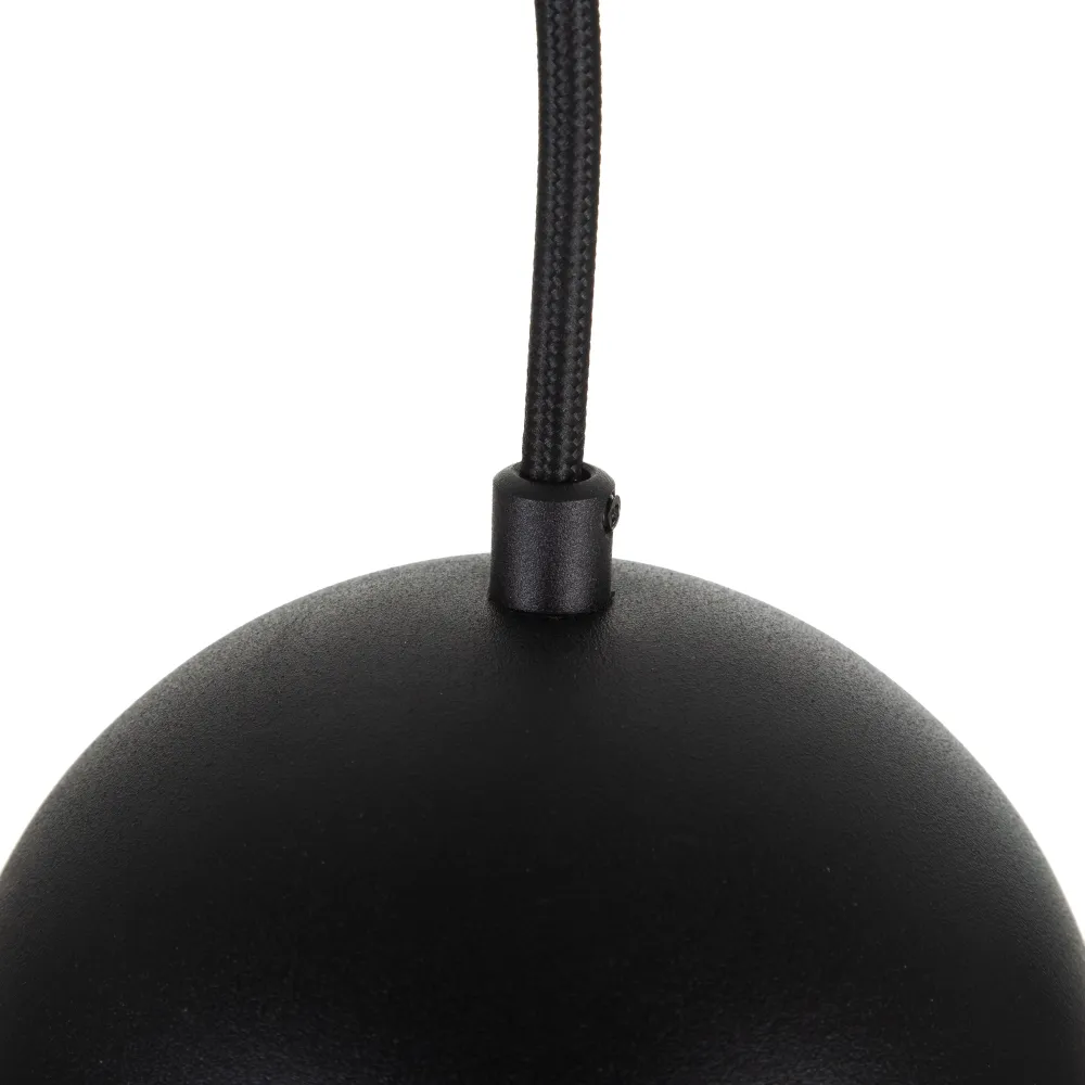 Lampa suspendata White and Black, metal sticla, alb negru [5]