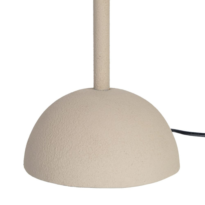 Lampadar alb din MDF și metal cu design cu mărgele decorative 25.5 x 25.5 x 155 cm [7]