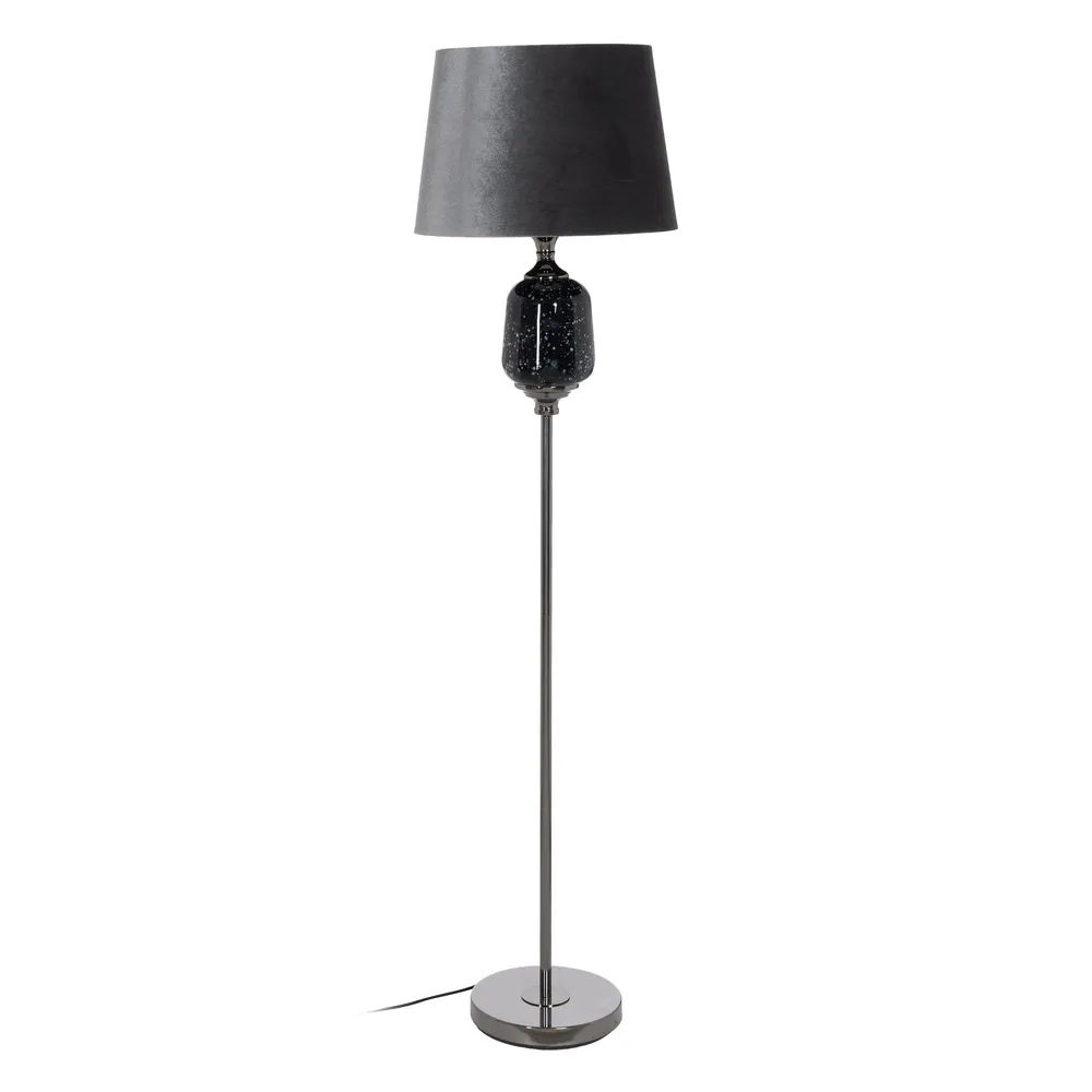 Lampadar Black Glass, Metal Sticla, Negru - creativdeco.ro [1]