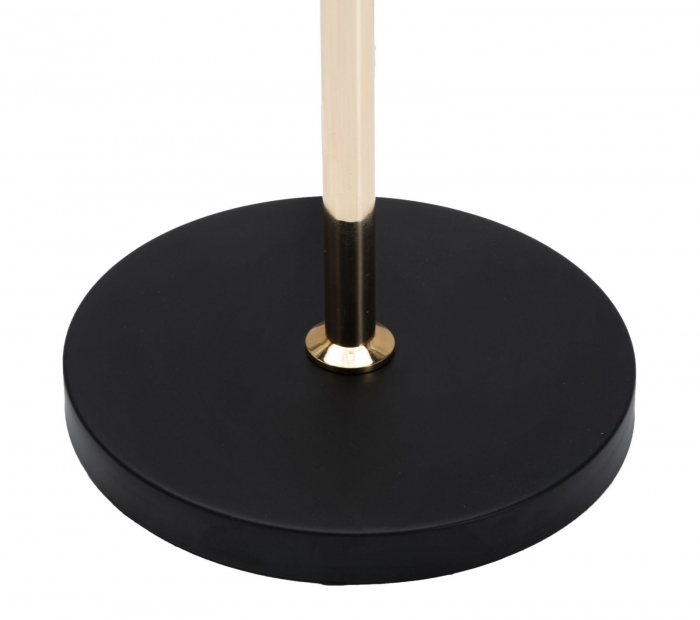 Lampadar Circly, auriu/negru, metal/textil [7]