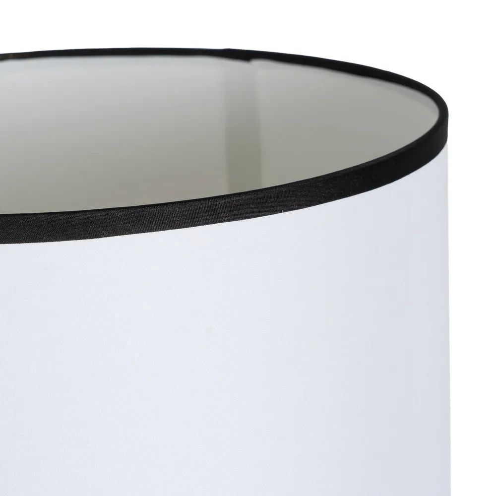 Lampadar Clasic, Metal, Auriu, Alb Negru - creativdeco.ro [2]