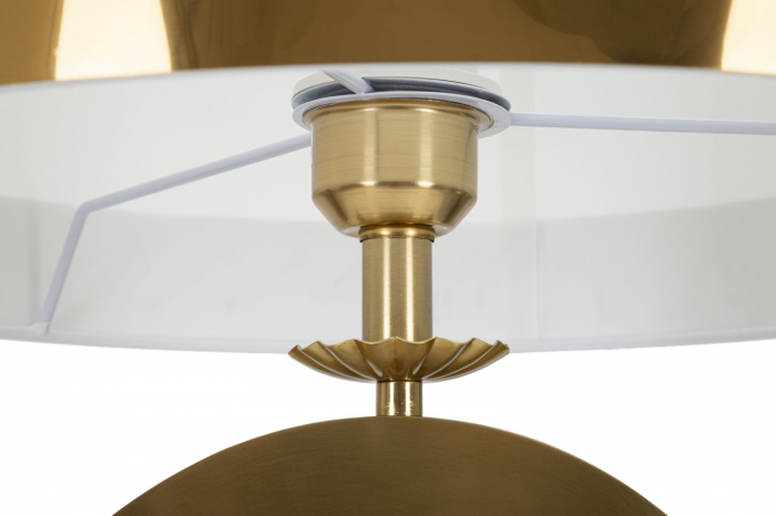 Lampadar Coin, inox, auriu alb [5]