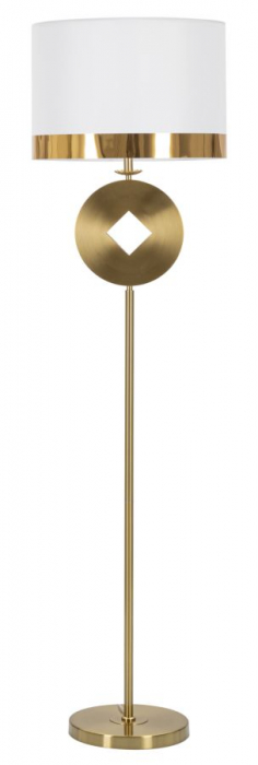 Lampadar Coin, inox, auriu alb [1]