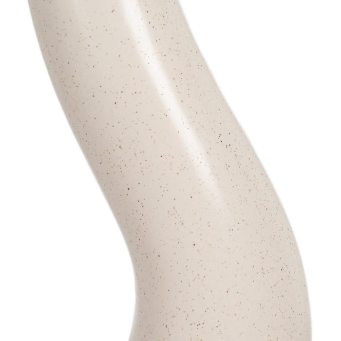 Lampadar decorativ ceramic abajur plisat bej Ixia [7]