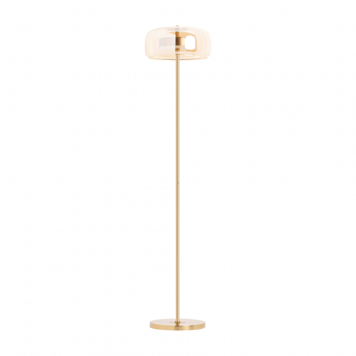 Lampadar Art Deco auriu acrilic|Lampadare sofisticate [1]