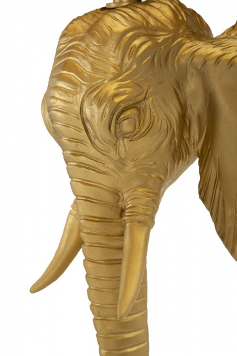 Lampadar Elefant, auriu/negru, metal/textil [4]
