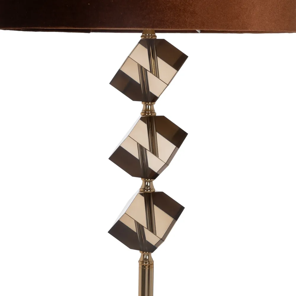 Lampadar Elegant, Metal, Auriu Maro - CreativDeco.ro [4]
