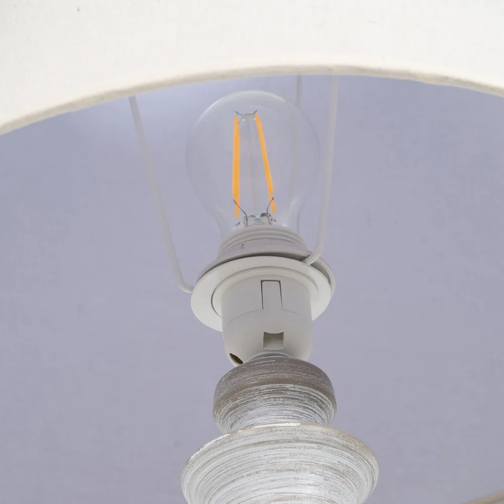 Lampadar Gray B, Metal, Gri Bej - creativdeco.ro [6]