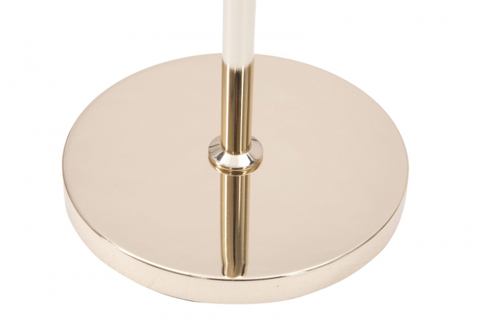 Lampadar Inele, auriu/negru, metal/textil [7]