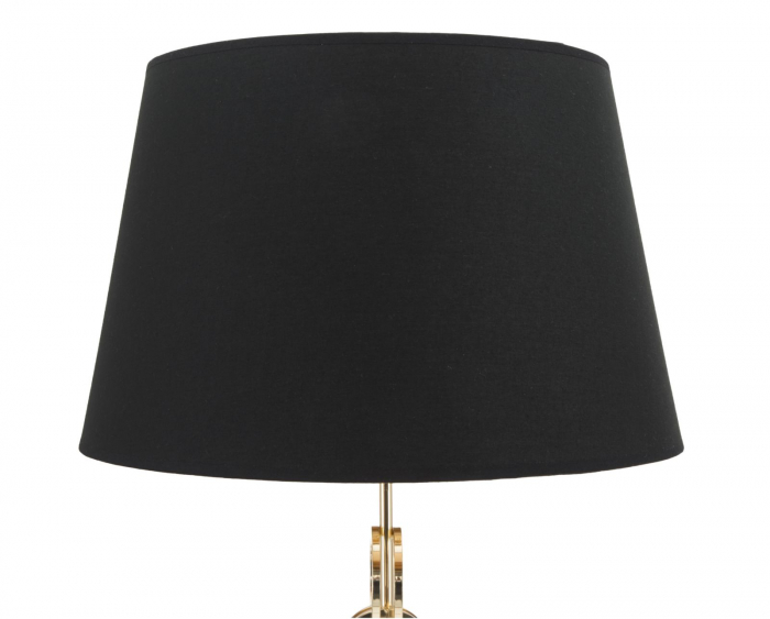 Lampadar Inele, auriu/negru, metal/textil [3]
