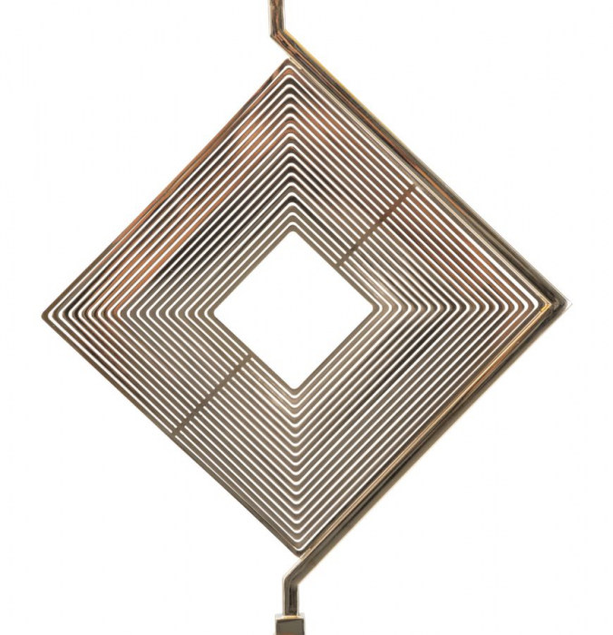 Lampadar Move Auriu Alb, metal textil - CreativDeco.ro [4]
