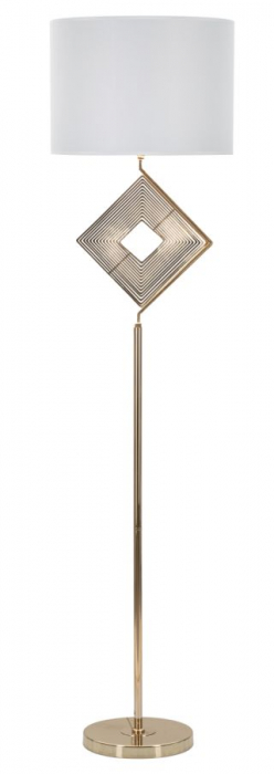 Lampadar Move Auriu Alb, metal textil - CreativDeco.ro [1]