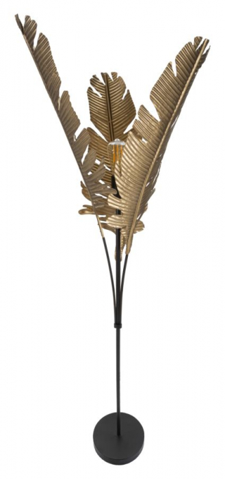 Lampadar Palm, metal, auriu/negru - CreativDeco.ro [3]