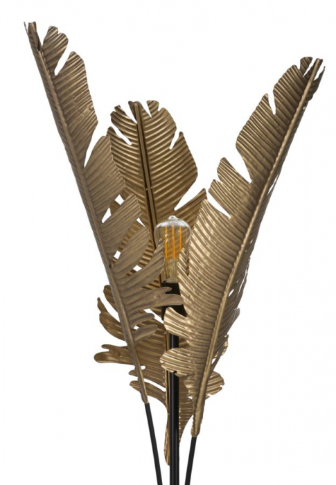 Lampadar Palm, metal, auriu/negru - CreativDeco.ro [4]