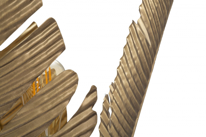 Lampadar Palm, metal, auriu/negru - CreativDeco.ro [5]