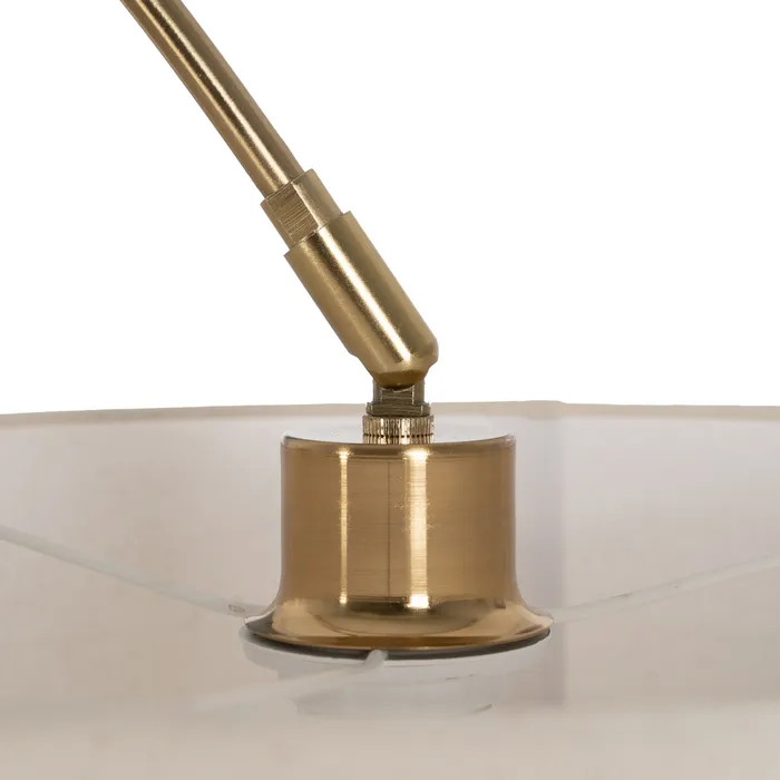 Lampadar Pendent, Metal, Auriu Alb - creativdeco.ro [6]