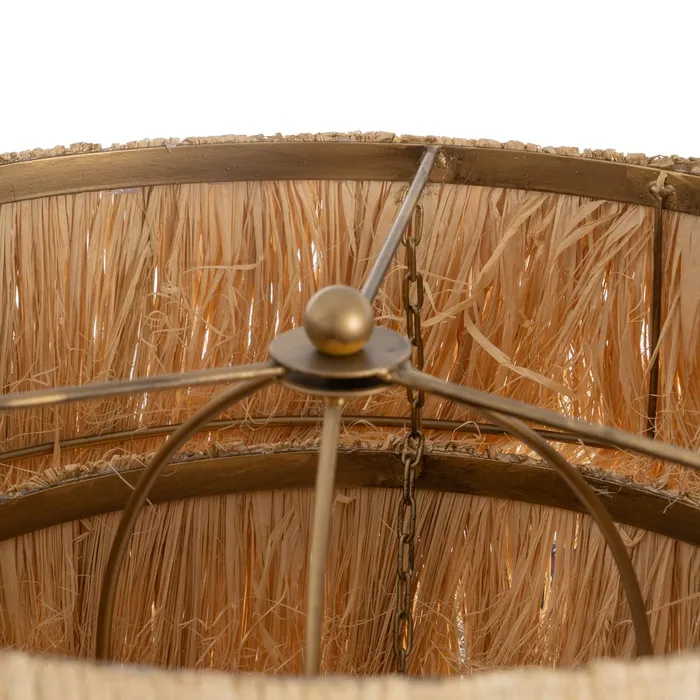 Lampadar Raffia, Rafie, Natural - creativdeco.ro [7]
