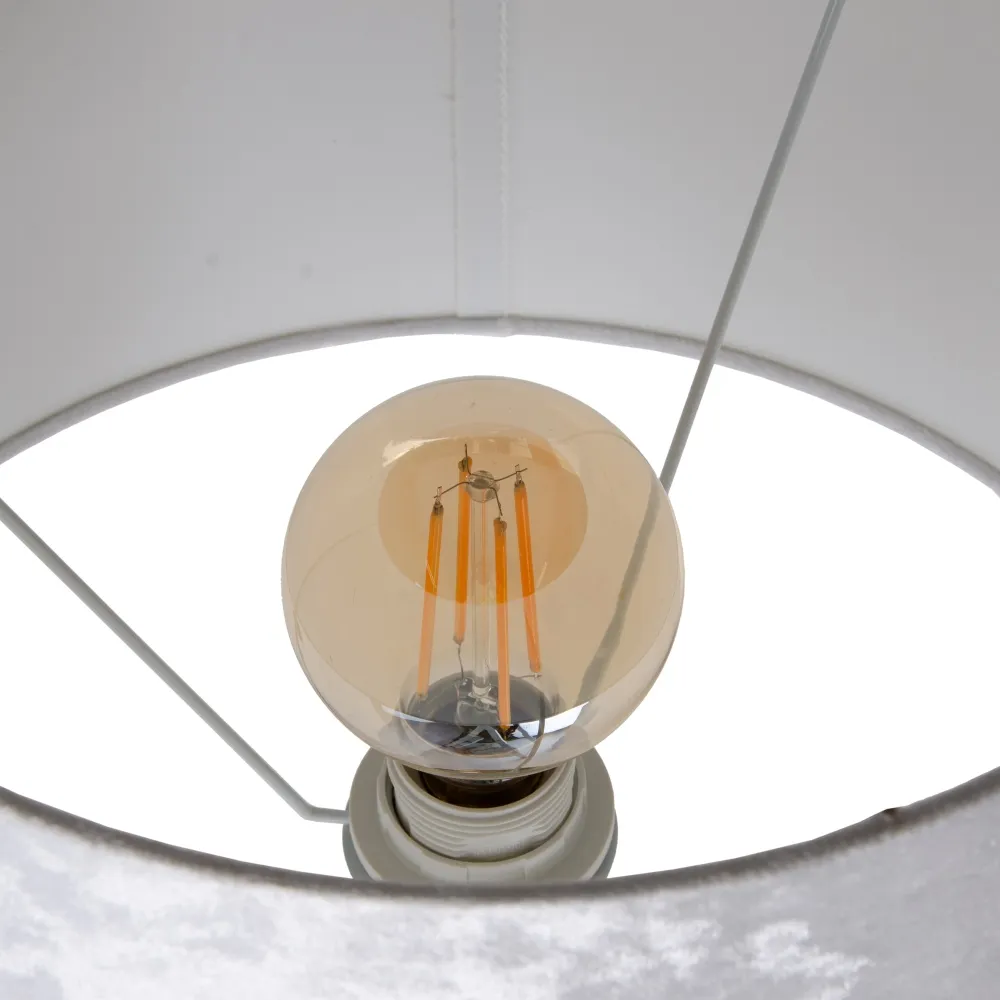 Lampadar Sidef, Metal, Auriu Alb - creativdeco.ro [6]