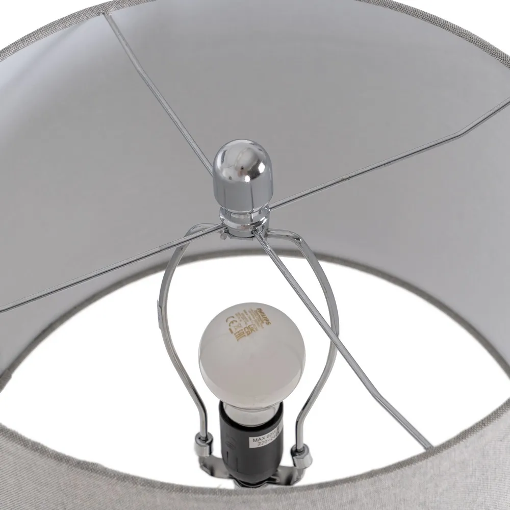 Lampadar Silver, Metal, Argintiu - creativdeco.ro [7]