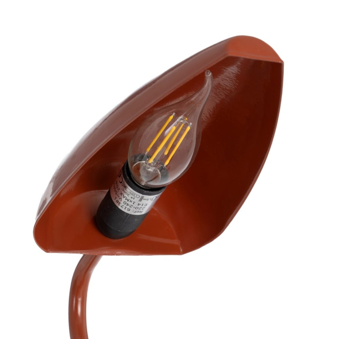 Lampadar terracotta cu două surse de lumină [5]