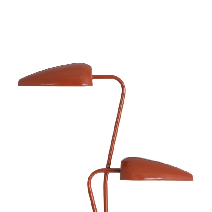 Lampadar terracotta cu două surse de lumină [2]