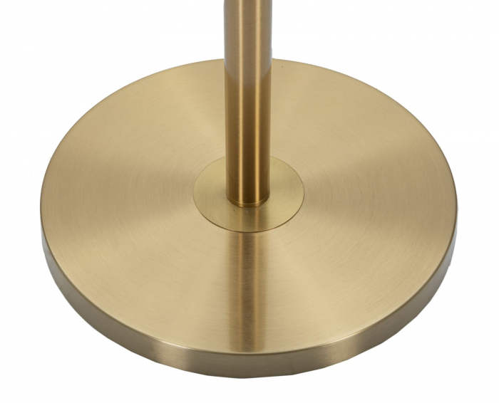 Lampadar Whity, metal/textil, auriu/alb [4]