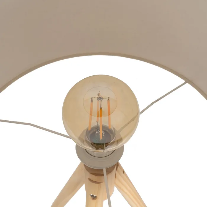 Lampadar Wood, Lemn, Bej - creativdeco.ro [6]