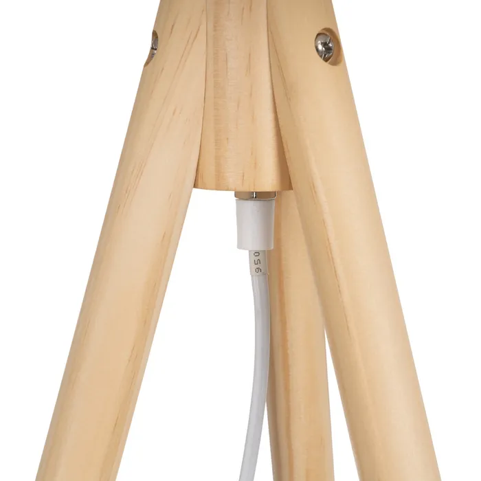 Lampadar Wood, Lemn, Bej - creativdeco.ro [7]