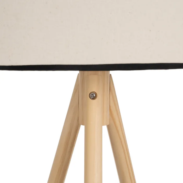 Lampadar Wood, Lemn, Bej - creativdeco.ro [3]