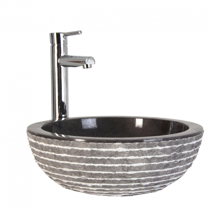 Chiuveta rotunda marmura gri|Lavoare vintage [1]