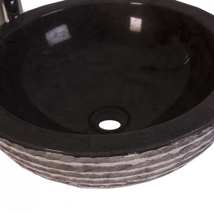 Chiuveta rotunda marmura gri|Lavoare vintage [2]