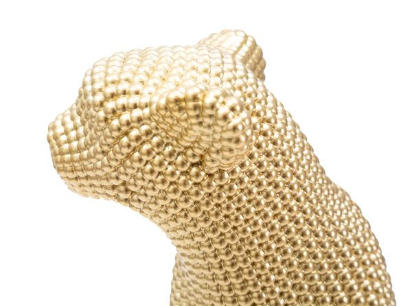 Decoratiune leopard, rasina/auriu [6]