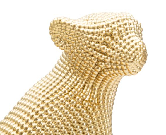 Decoratiune leopard, rasina/auriu [3]