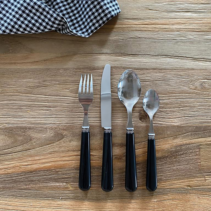 Lingura Inox Negru|Tacamuri Design Premium [2]